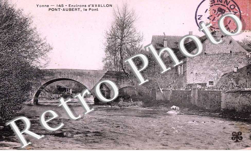 environs d' Avallon, le pont