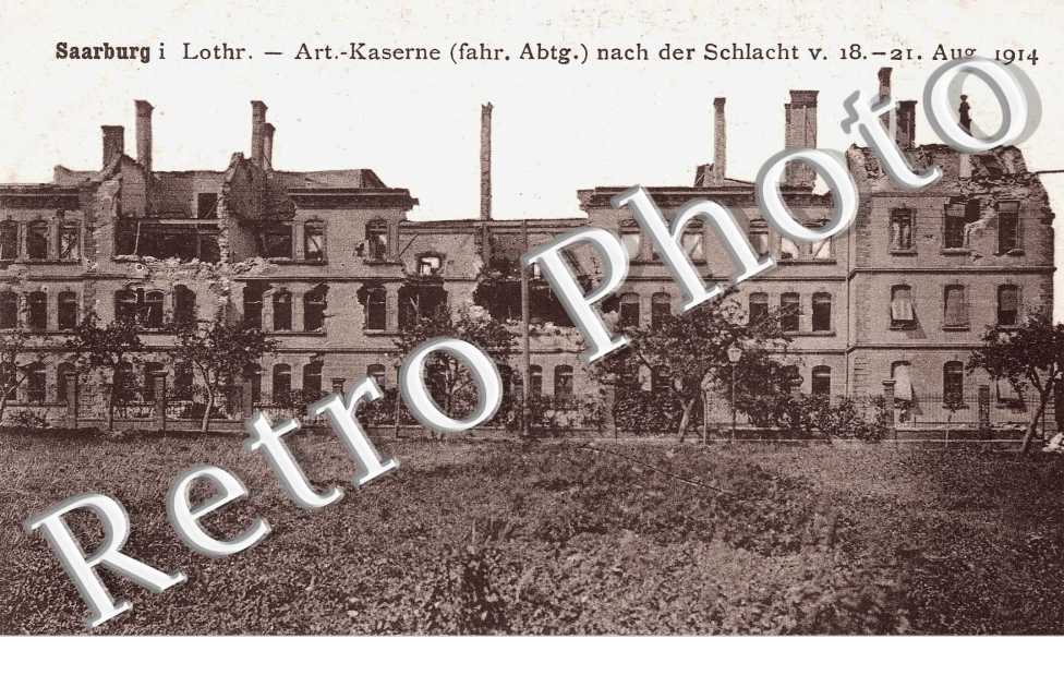 Art, Kaserne en 1914