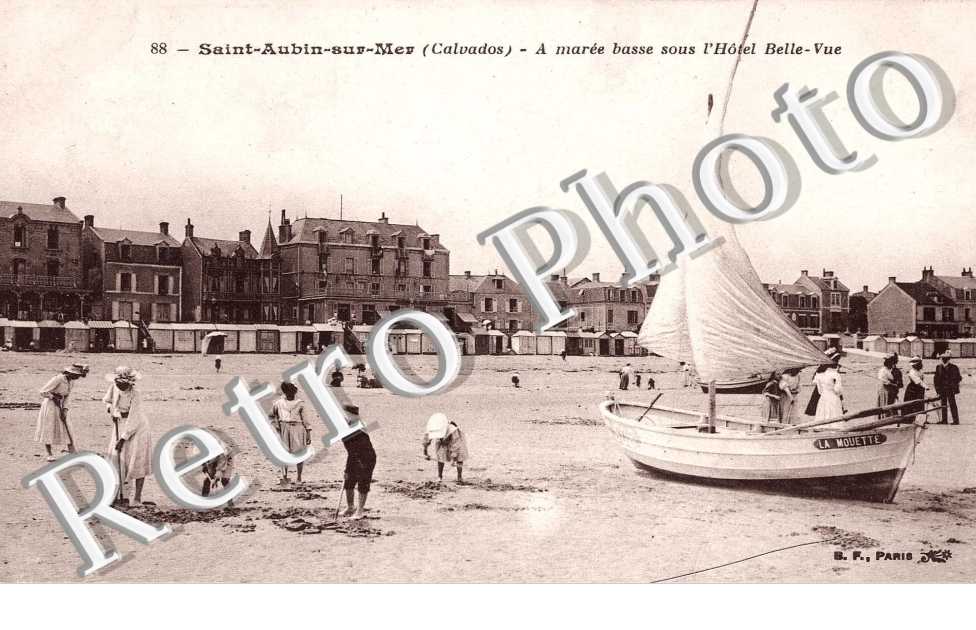 a marree basse sous l'hotel belle vue