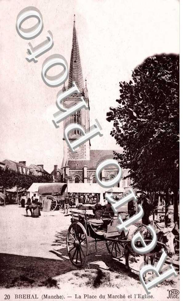 La place du marche et l'eglise