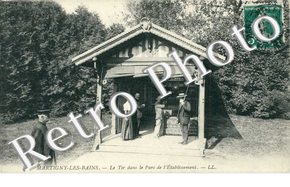 Le tir dans le parc de l'etablissement