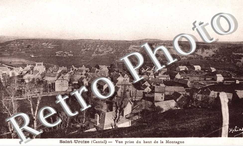 vue prise du haut de la montagne