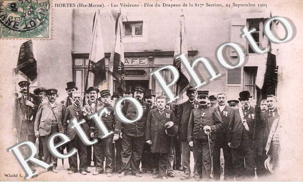 les veterans, fete du drapeau de la 817eme section, 24 septembre 1905