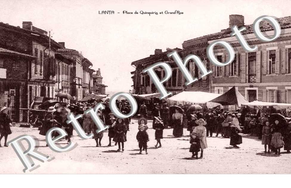 place de Quinquiris et grande rue