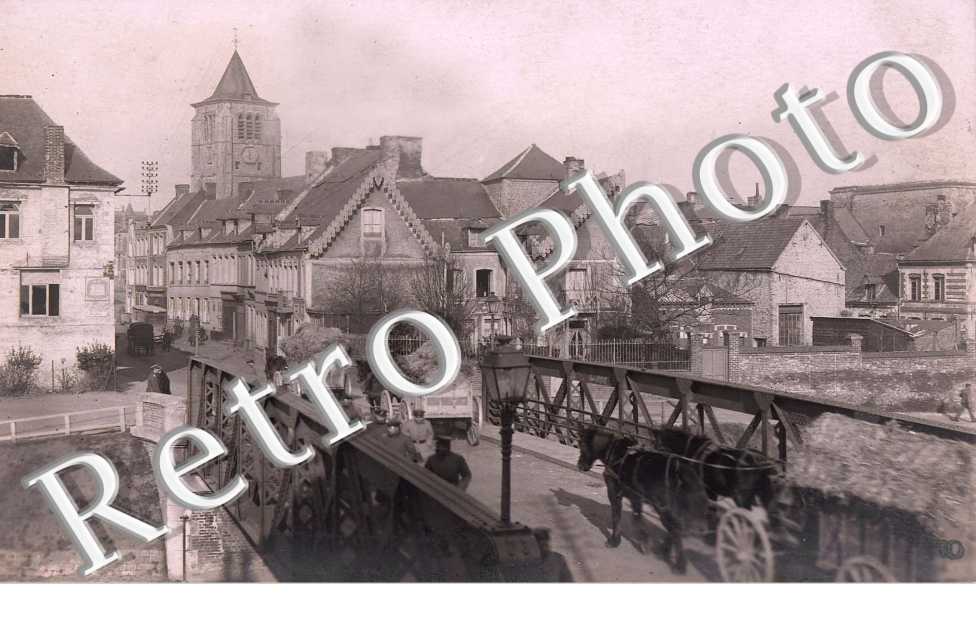  le pont en 1916 avec militaires allemands
