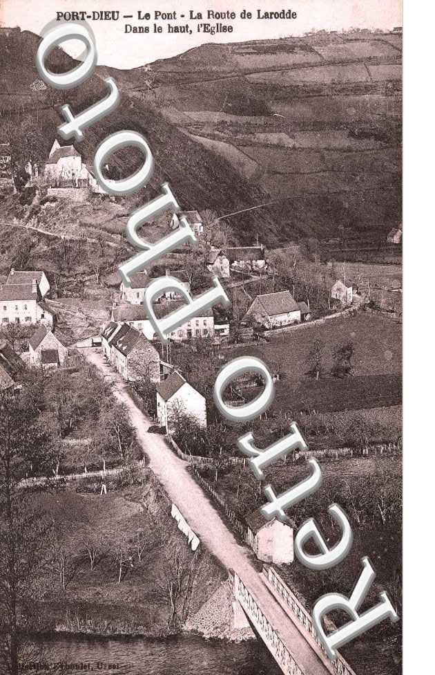 le pont - La route de Larodde