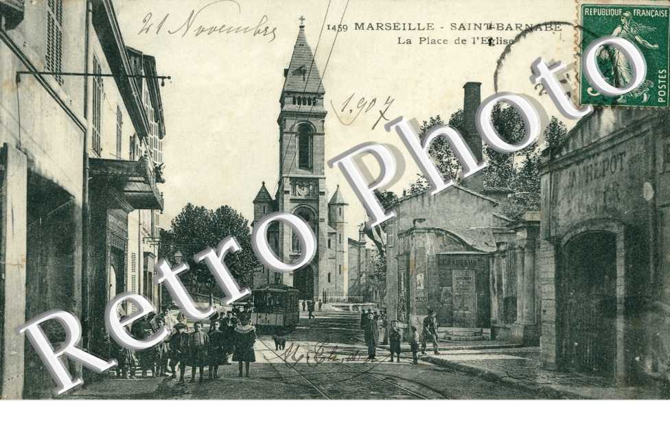 Saint Barnabe la place de lég'lise