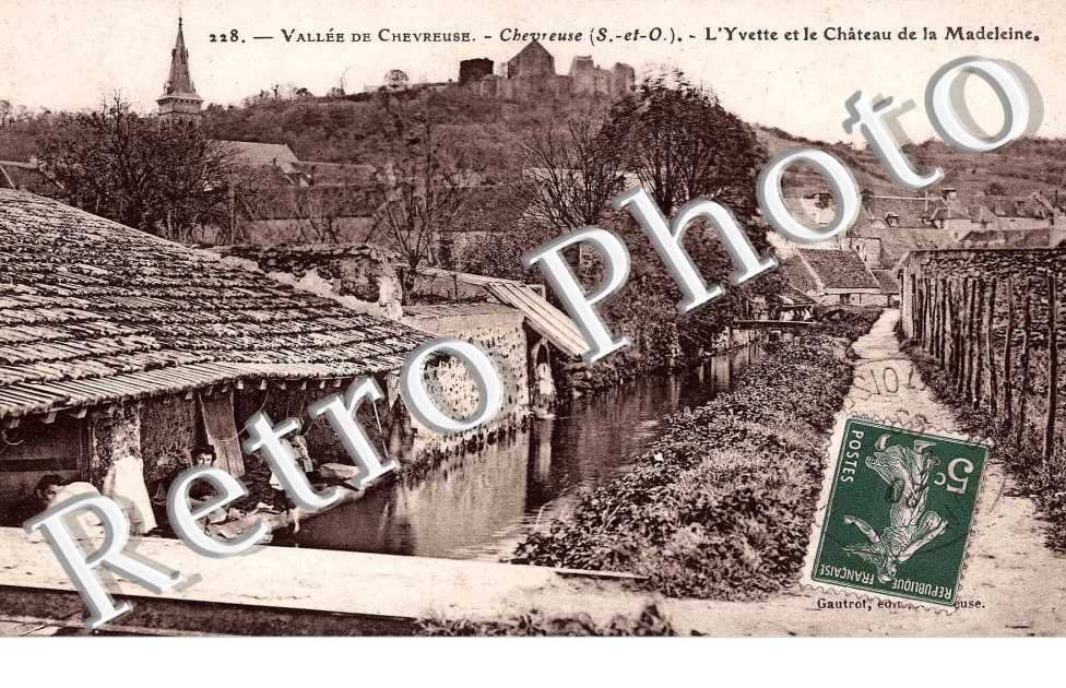 l'Yvette et le chateau de la Madeleine
