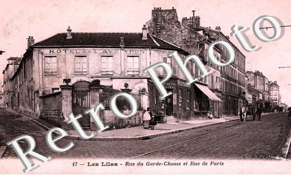 Rue du garde-chasse et rue de paris