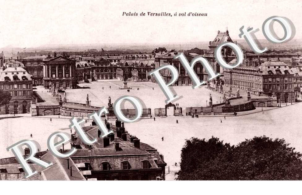 PALAIS DE VERSAILLES A VOL D'OISEAU