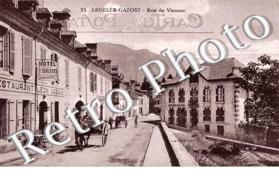 Rue de Vieuzac- Restaurant Léon Cazaux - Hôtel