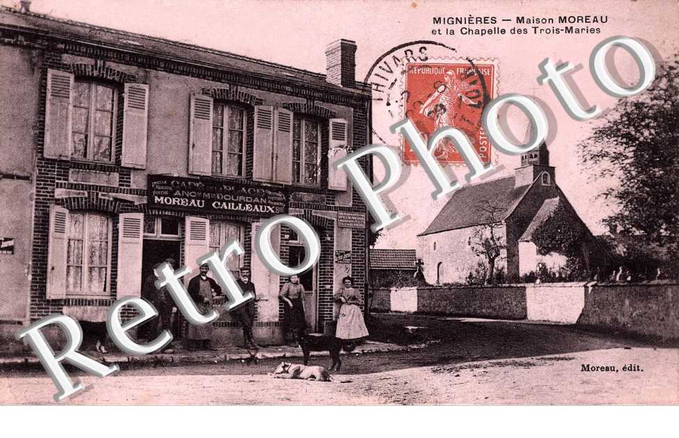 maison moreau et la chapelle des Trois-maries