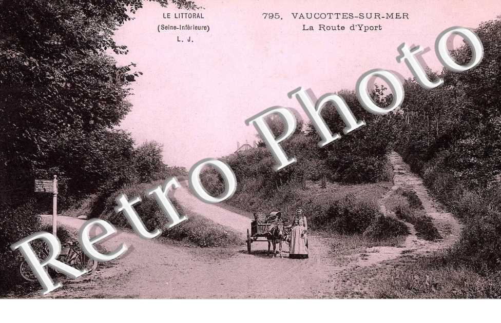 Vaucottes sue mer - La route d'Yport