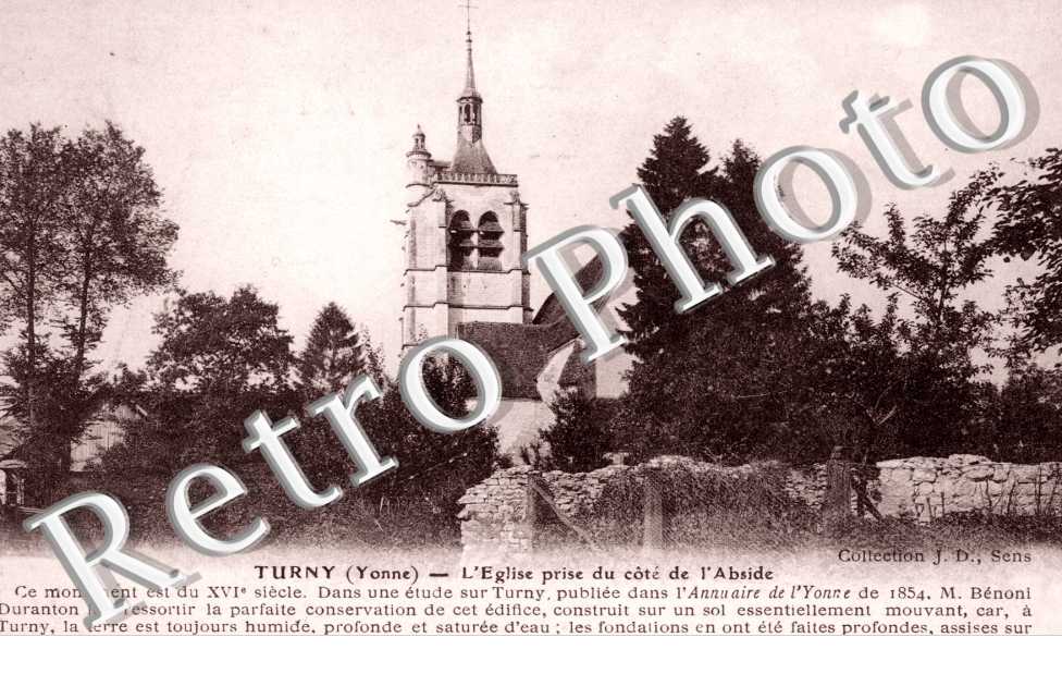 L'EGLISE PRISE DU COTE DE L'ABSIDE