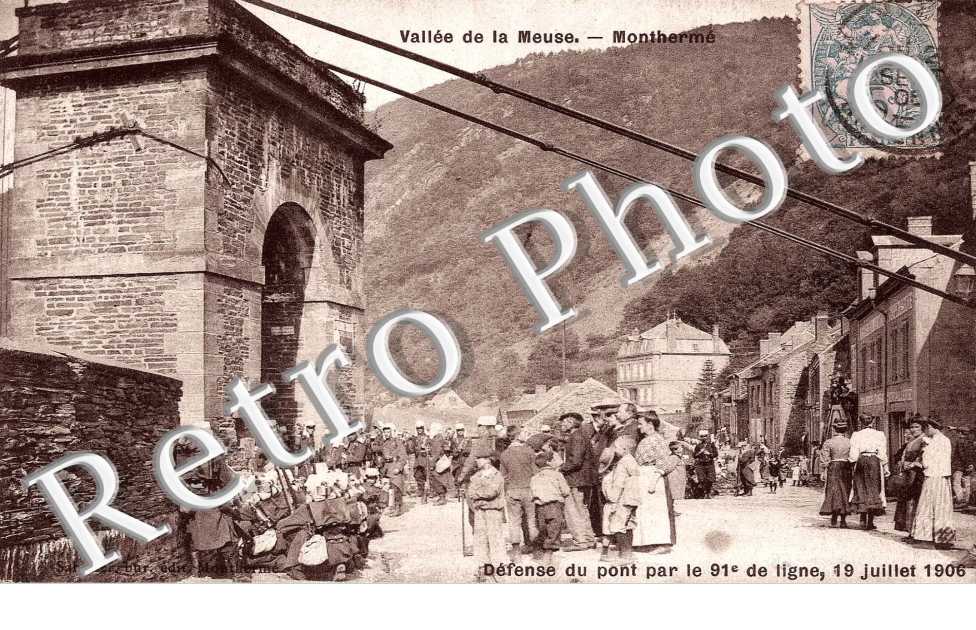 militaires, Defense du pont par le 91e de ligne, 19