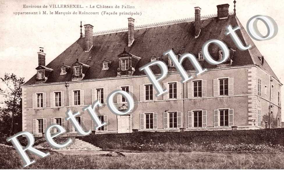 environs de Villersexel, le chateau de Fallon appartenat a M. le marquis de Raincourt