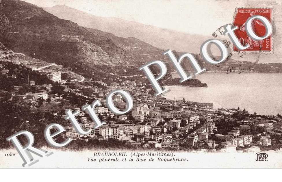 Vue generale et  la baie  de Roquebrune