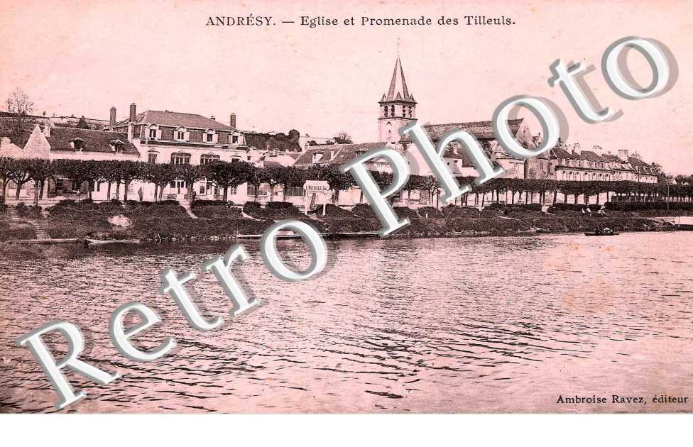 Eglise et Promenade des Tilleuls