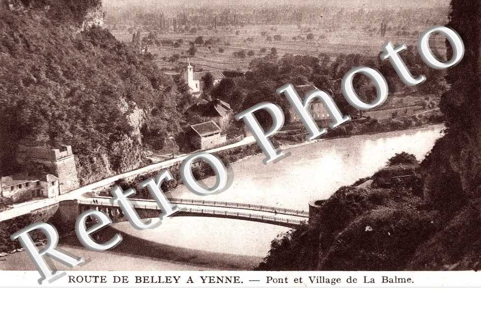 Pont et village de la Balme