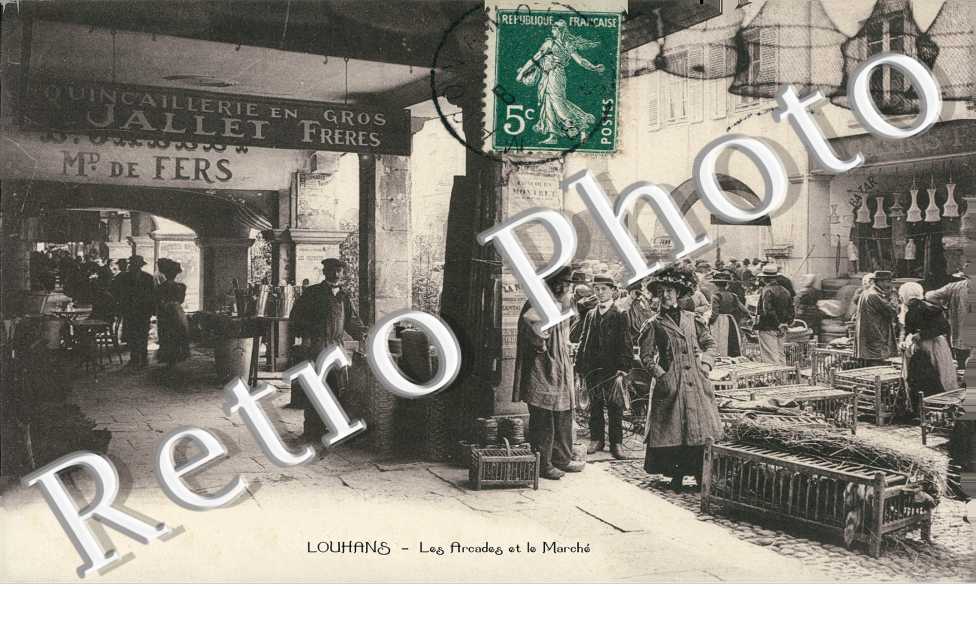 Les arcades et le marche