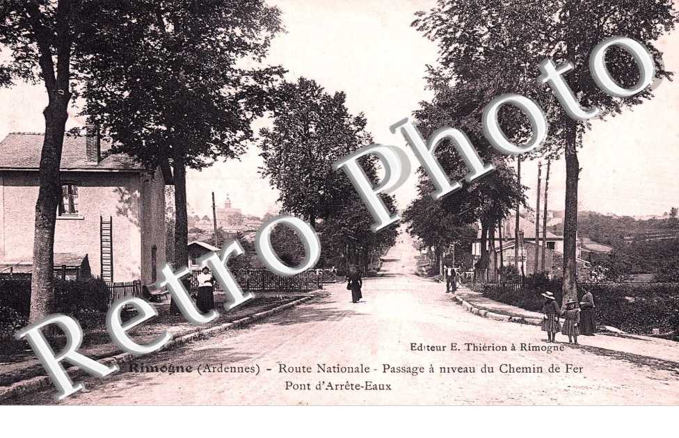 Route Nationale, Passage a Niveau du Chemin de Fer, Pont d'Arrete-Eaux