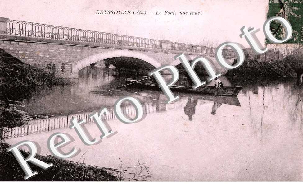 Le Pont, une crue