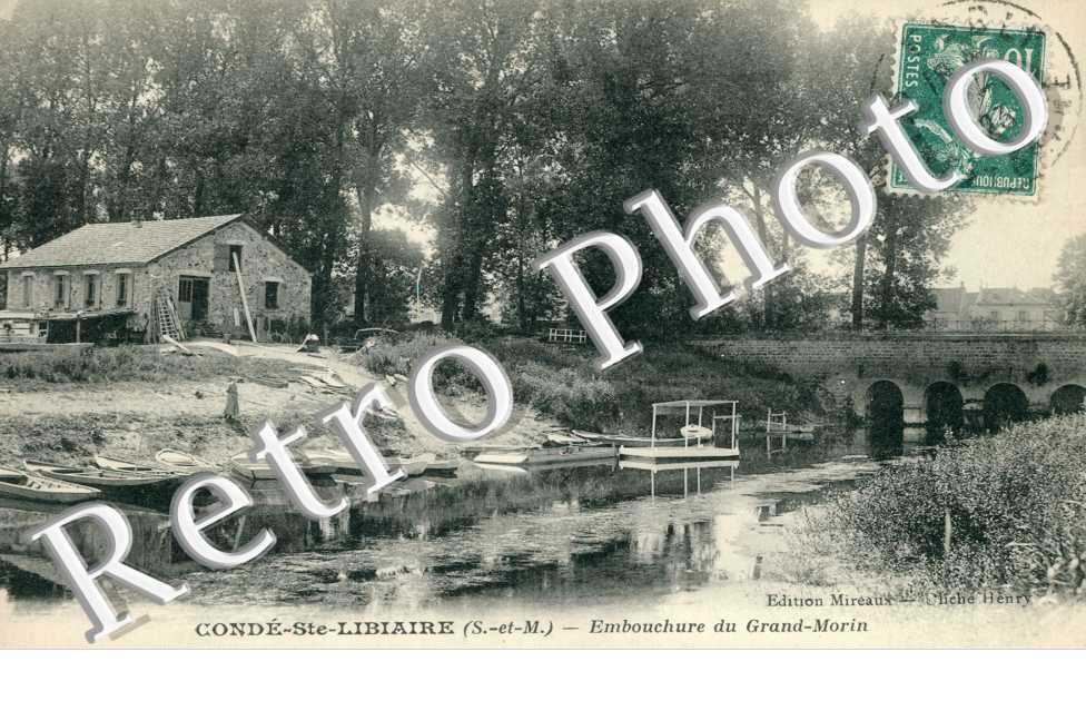 Embouchure du Grand Morin - Barques