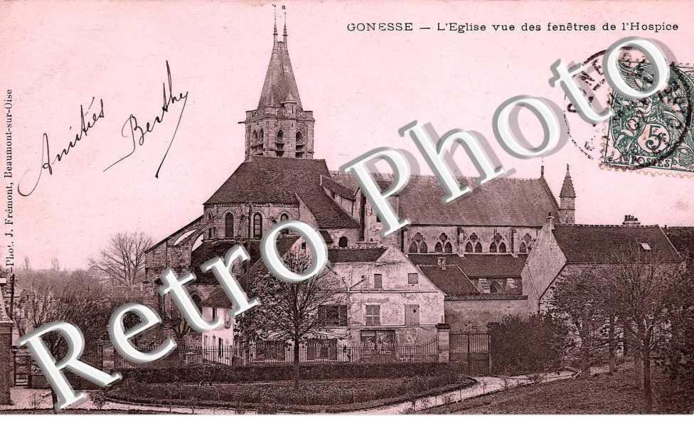 l'eglise vue des fenetres de l'hos.