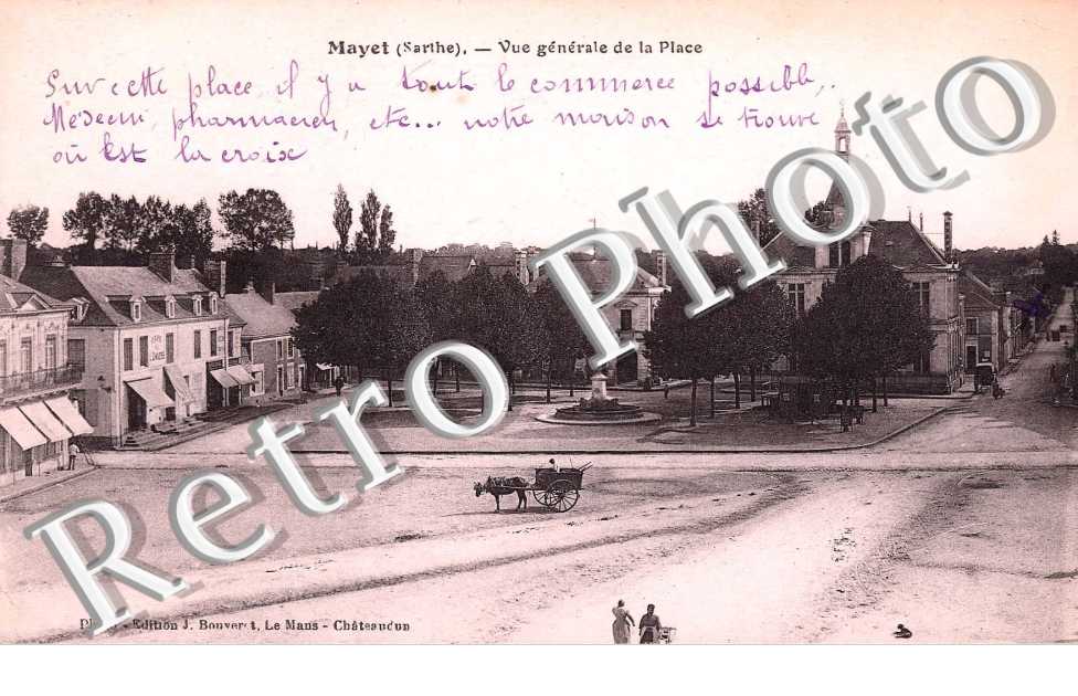 Vue generale de la place
