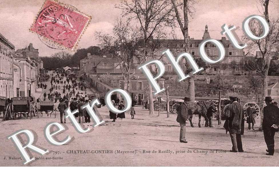 rue de Razilly prise du champ de foire