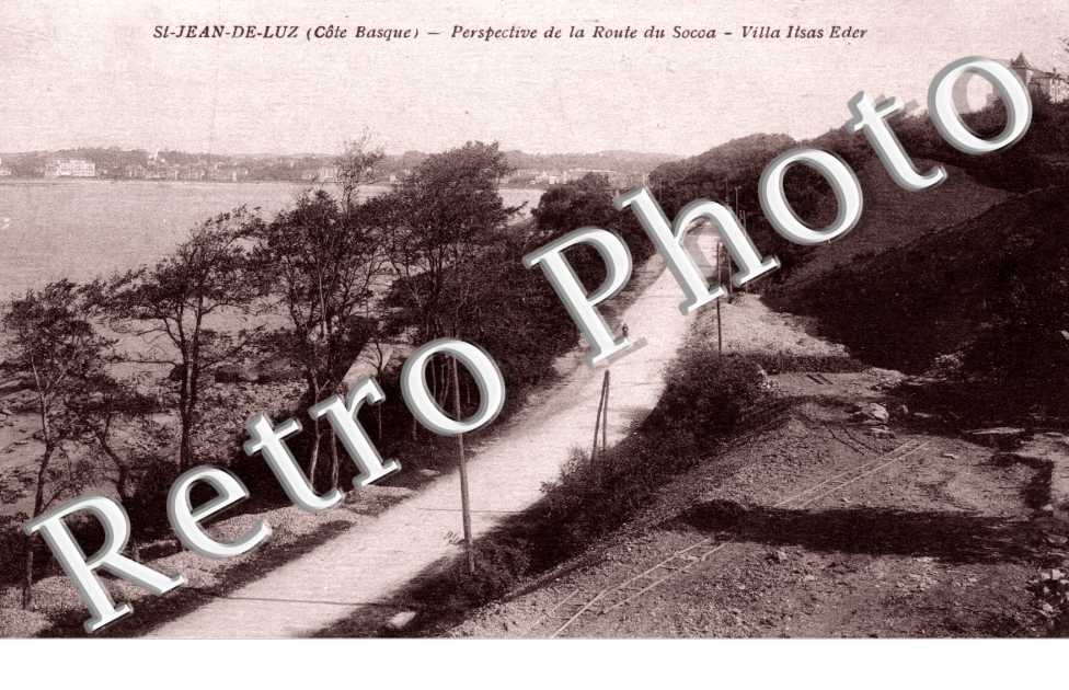Route de Socoa et Villa Itsas Eder