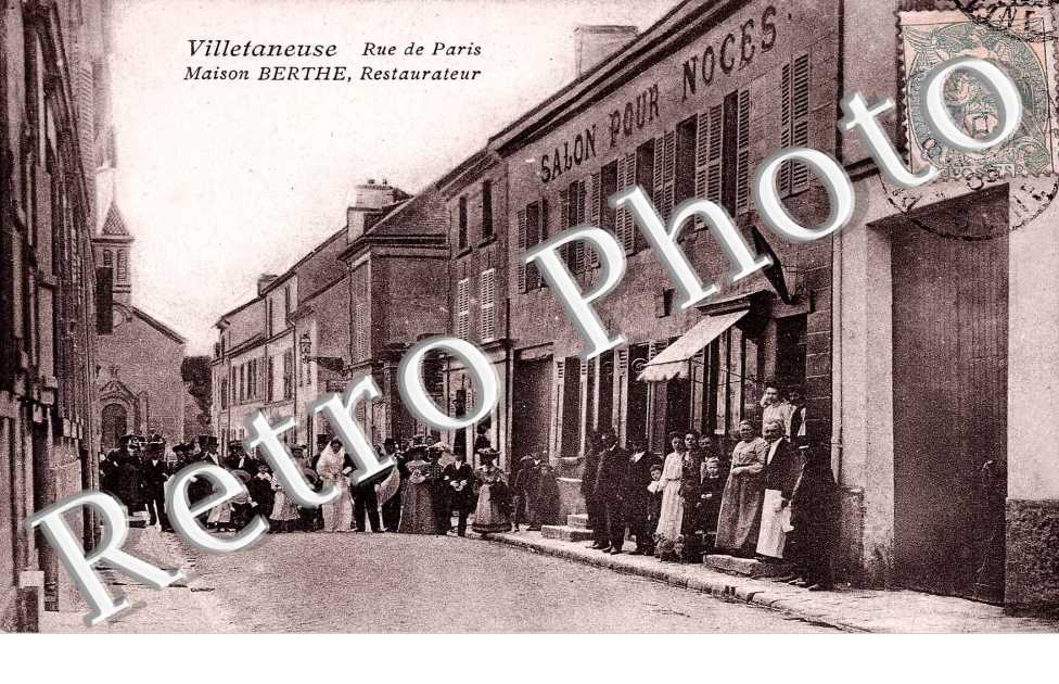 rue de Paris, maison Berthe, restaurateur
