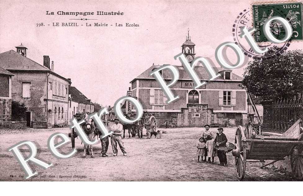 La mairie et les ecoles