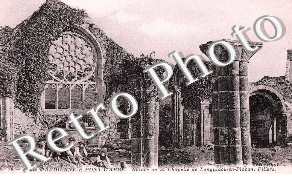 route d'Audierne ruines de la chapelle
