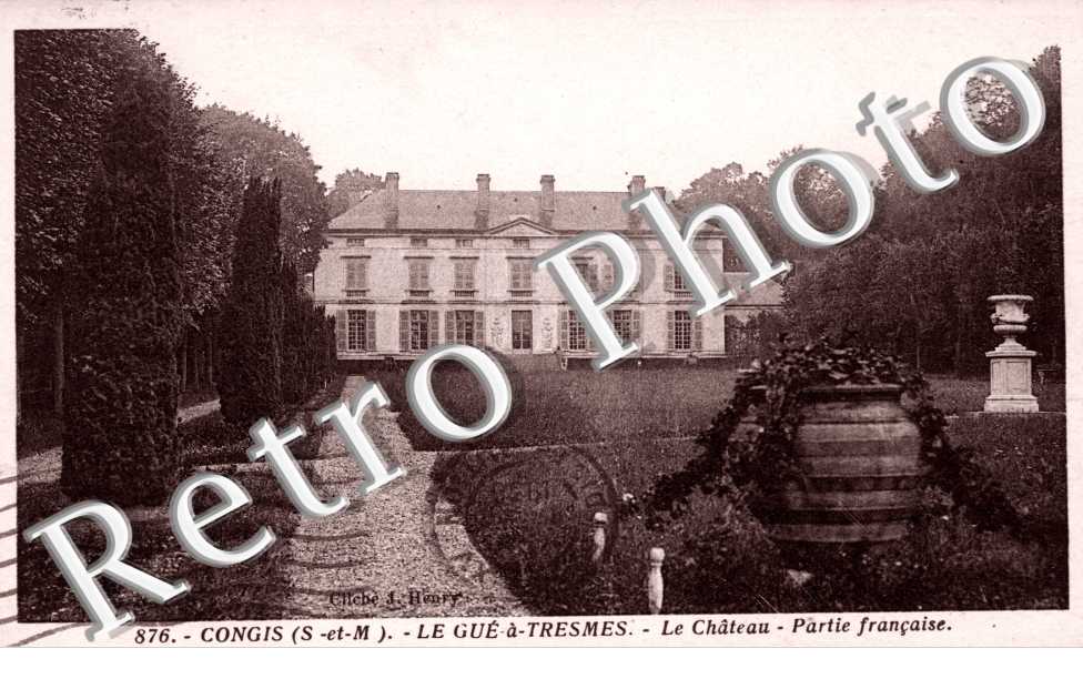 Le Gue-a-Tresmes -   Le chateau - partie francaise
