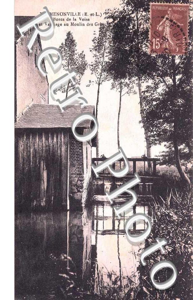 Bords de la Voise et vannage au moulin des Gres