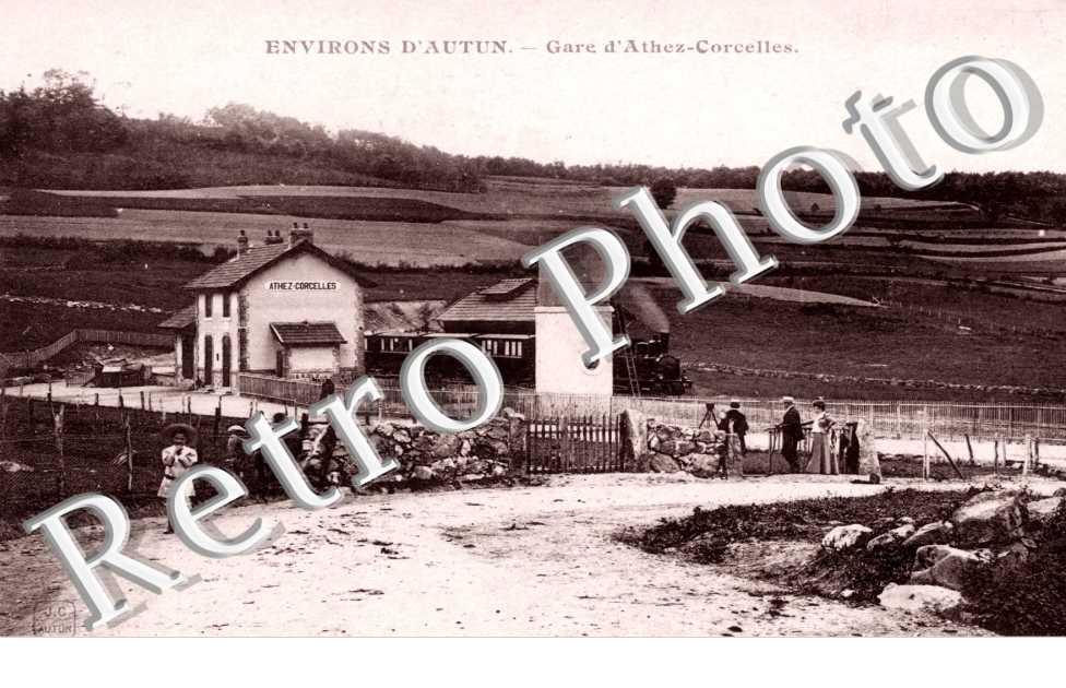 environs d'Autun Gare d'Athes-Corcelles
