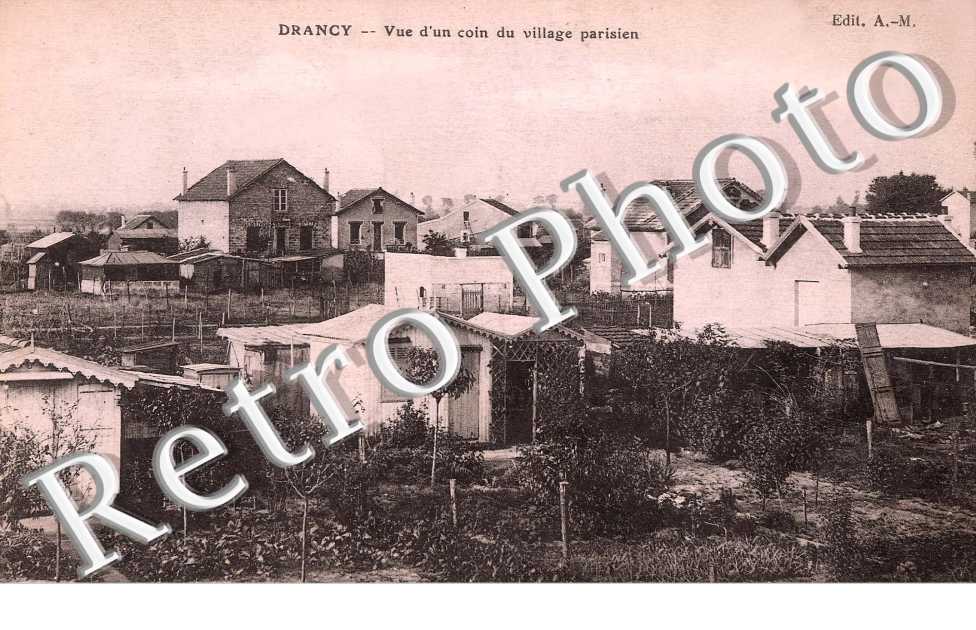 vue d'un coin du village parisien
