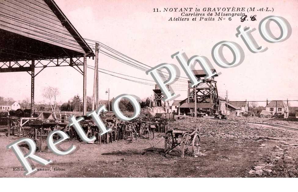 carrieres de misengrain - ateliers et puits n°6