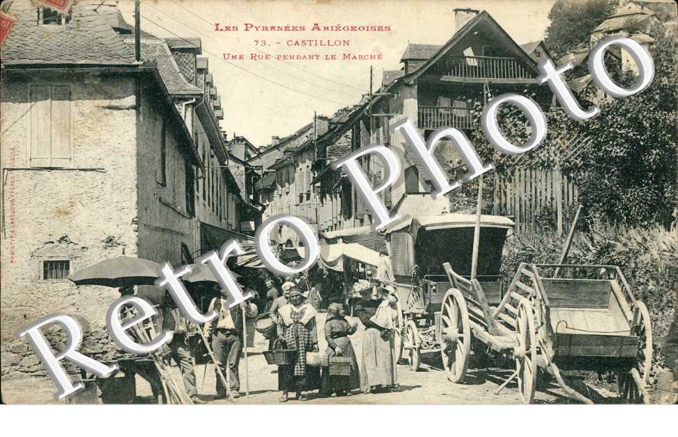 Une rue pendant le marché