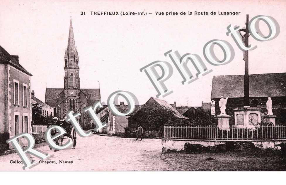 VUE PRISE DE LA ROUTE DE LUSANGER