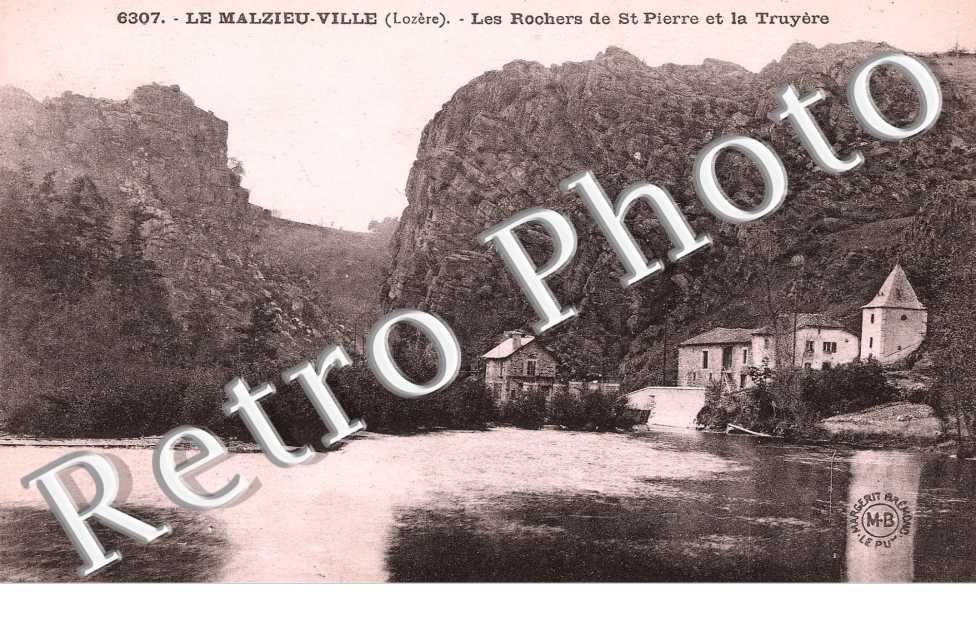 les rochers de Saint-Pierre et la Truyere