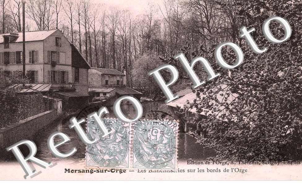 Les blanchisseries sur les bords de l'Orge