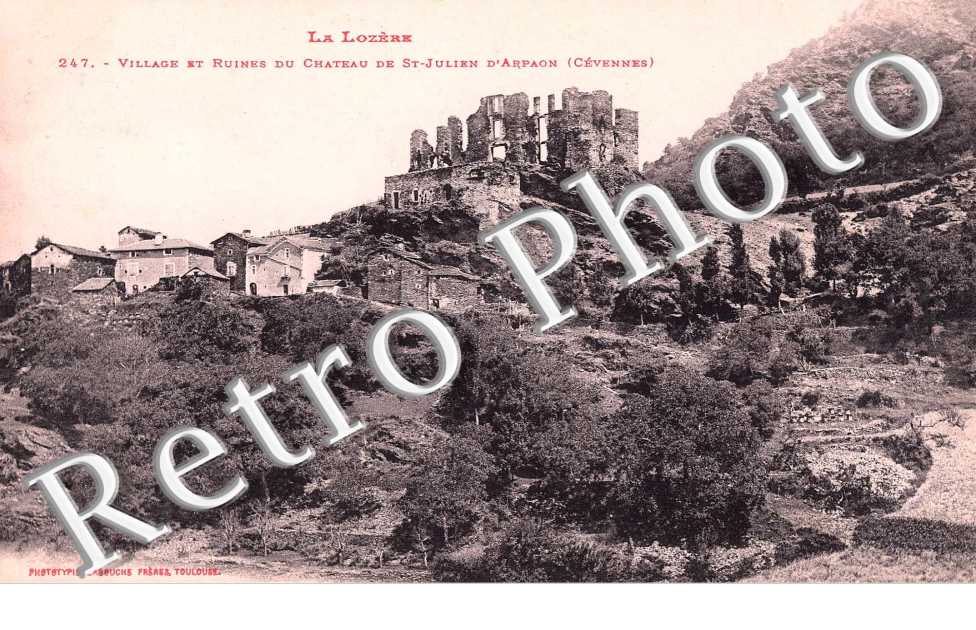 village et ruines du chateau