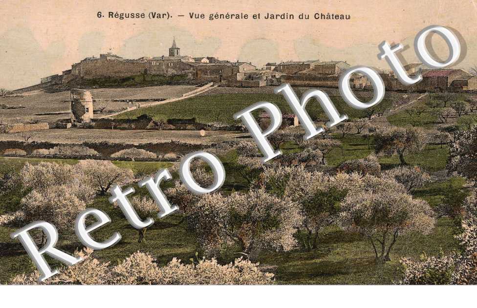 vue generale et Jardin du Chateau