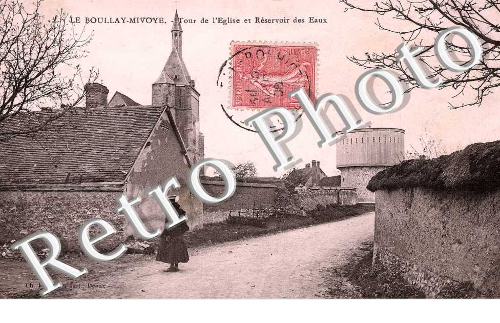 Tour de l'eglise et reservoir des Eaux