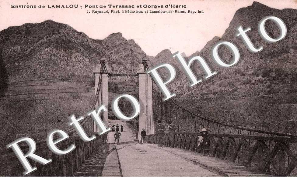 Pont de Terassac et gorges d'Heric