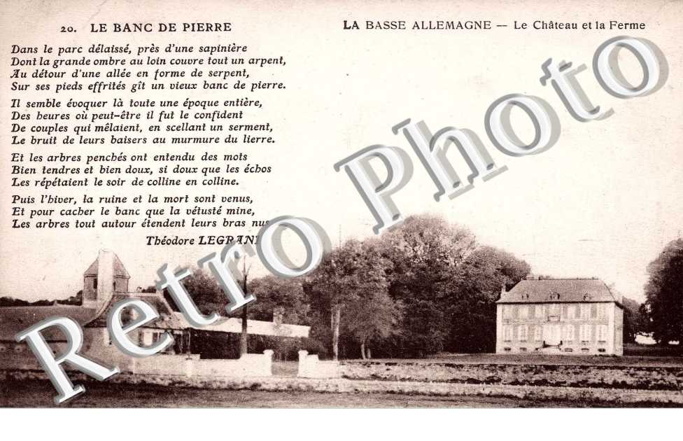 le chateau et la ferme - Le Banc de Pierre, Theodore Legrand