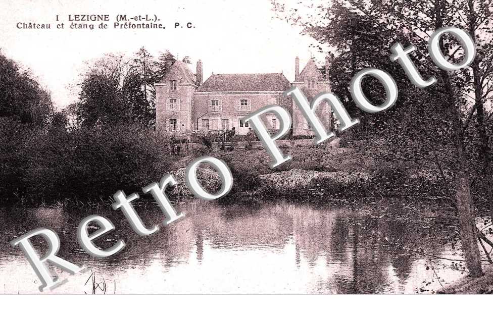 Chateau et Etang de Prefontaine