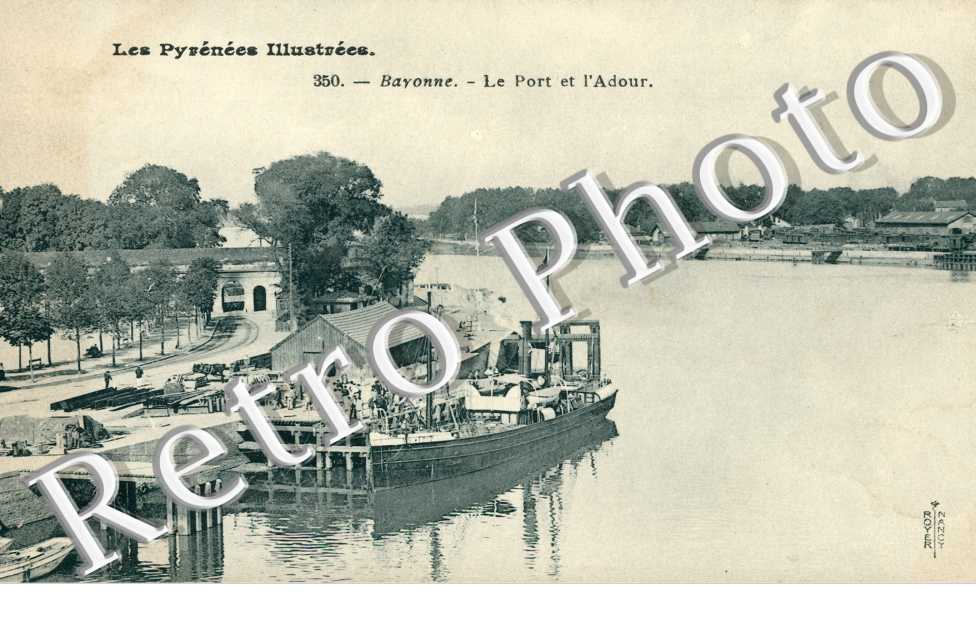 Le Port et l'Adour
